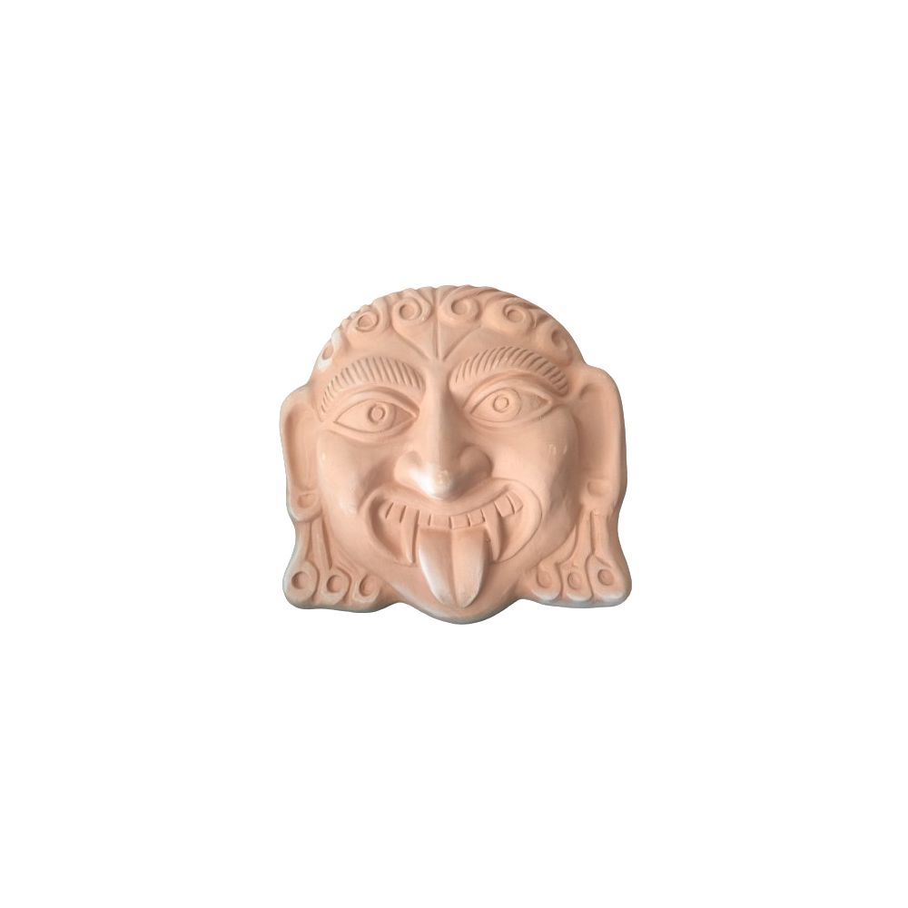 Maschera Gorgone in terracotta 25x25 cm